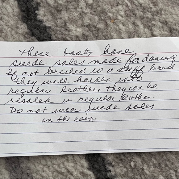 Vintage handmade cowhide and fur western boots, size 6.5 - Picture 11 of 11